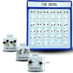 A - 017 arete charola azul C/36 H-3