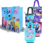 B - 025 bolsa plastificada decorada Kpop C/12 7613