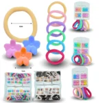 F - 019 piojos con liga licra set  14 pzas C/12 25P-16