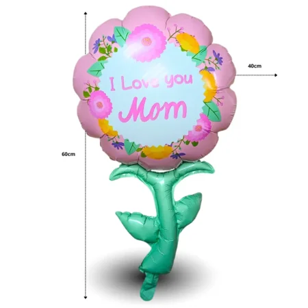 G - 002 globo flor completa I love u mom C/50 C2510
