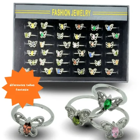 I - 036 anillo mariposa C/36 03-47