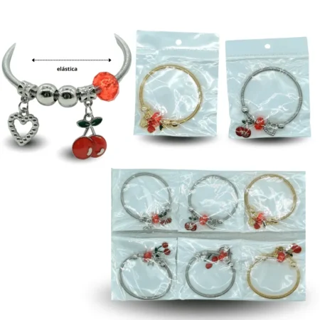 K - 001 pulsera tipo pandora C/12 J40