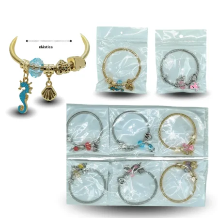 K - 003 pulsera tipo pandora C/12 A23