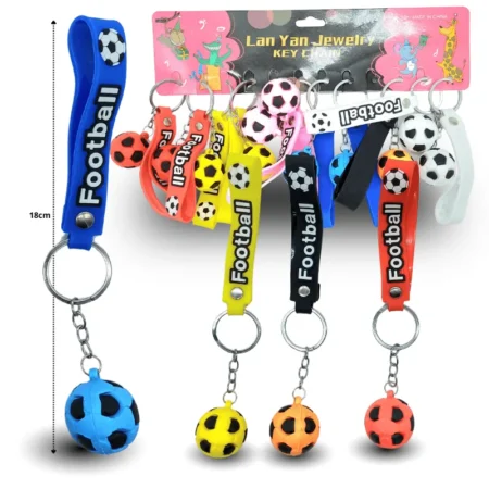 L - 009 llavero balon con cinta C/12 HLM-15