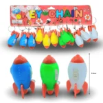 L - 030 llavero cohete con luz  C/12 F1519