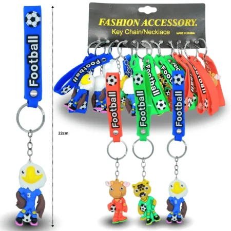 L - 053 llavero mascotas futbol con cinta C/12 D-83