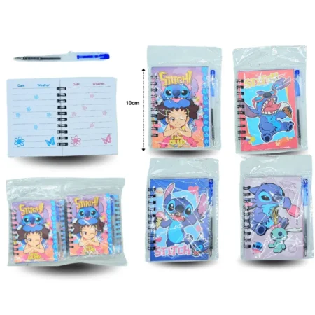 P - 007 libreta stitch con pluma C/12 DG25-K45