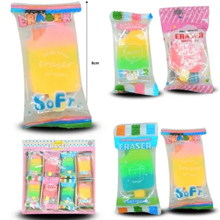 P - 022 goma borrador paleta helada C/32 F2521