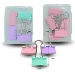 P - 076 pinza sujetadora de documentos en cajita  C/12 XLE-37