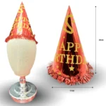 PA - 202 gorro feliz cumpleaños rojo C/10 LOULEI