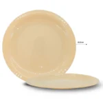 Q - 684 plato taquero beige 22.5cm C/50 ALB MOR