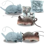 T - 010 juguete de hule ratón C/20 TG-3553E