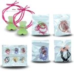 V - 018 coletero par en bolsa metalica cierre a presión C/12 3911