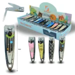 W - 040 cortauñas chico decorado con cadena y lima C/24 G3335