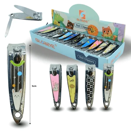 W - 040 cortauñas chico decorado con cadena y lima C/24 G3335