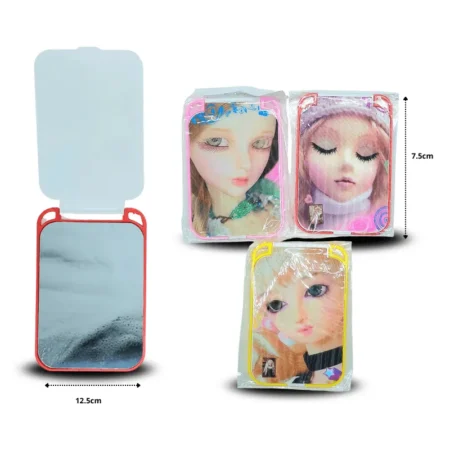 Z - 026 espejo tipo carpeta decorado holograma C/60  TB-1051