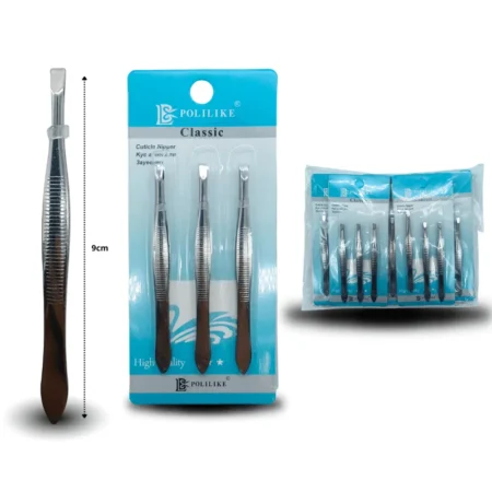 Z - 039 saca ceja en blister set 3 pzas C/12 2601K-56