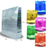 B - 022 bolsa de regalo acabado metálico colores surtidos 26x32x10cm C/12 1252-1C-5