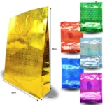 B - 025 bolsa de regalo acabado metálico colores surtidos 28x38x8.5cm C/12 1252-1C-6