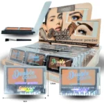 C - 034 polvo compacto para ceja con aplicador 2 tonos C/24 HMP-12 o FR5025