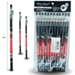 C - 078 lápiz delineador 36H negro con sacapuntas C/12 4000-2