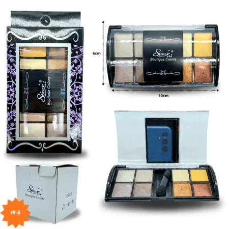 C - 115 sombra para ojos y rubor con espejo y aplicador C/12 19-3