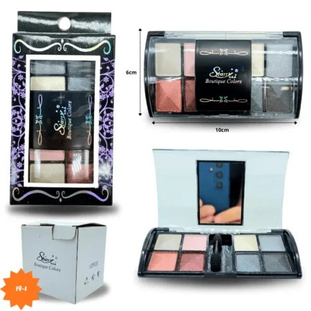 C - 117 sombra para ojos y rubor con espejo y aplicador C/12 19-1