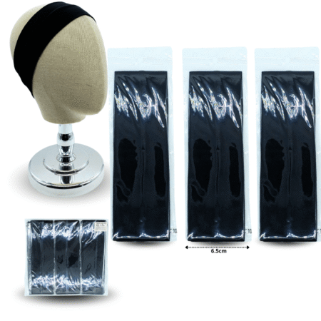 E - 002 valerina licra negra 6.5cm C/12 AAM-5210-2