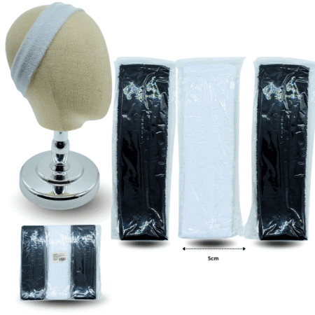 E – 024 valerina toalla blanca con negro 5cm C/12 EE0002C