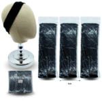 E – 024 valerina toalla negra 5cm C/12 EE0002C