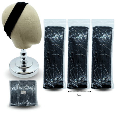 E – 024 valerina toalla negra 5cm C/12 EE0002C