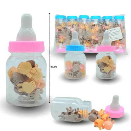 F - 020 pinza piojo en mamila colores tierra C/12 TA-0112D-1