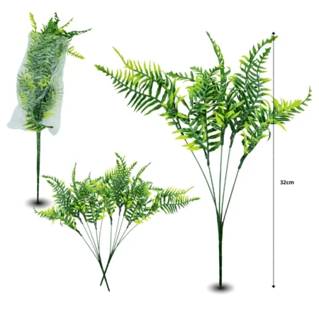 H - 063 follaje artificial tipo helecho C/2 C25323