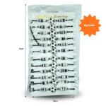 K - 002 pulsera hilo balón en tira C/12 Q-176-3