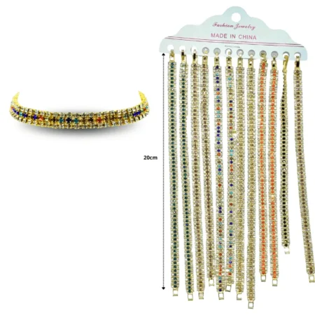 K - 096 pulsera zirconia C/12 HT-3917