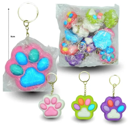 L - 034 llavero squishy huellita C/12 ZD-99