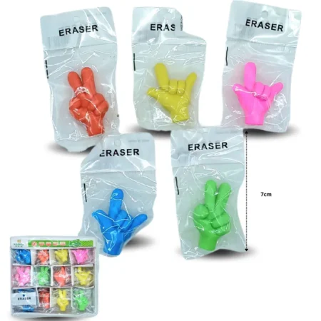 P - 066 goma borrador manita señales C/36 26A-72