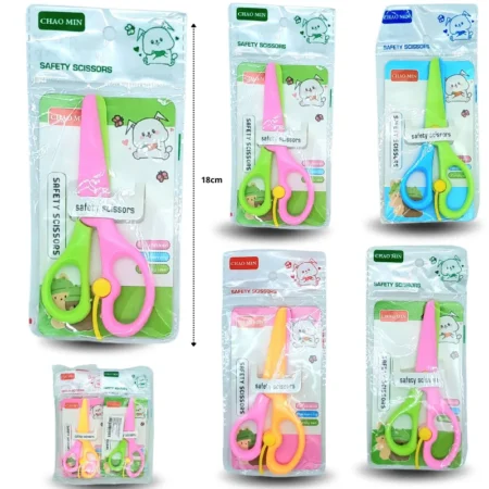 P - 411 tijera escolar en blister punta redonda C/12 11H-4