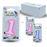 PA - 013 vela cumpleañera numero 1 C/12 F4226 o 4228 o 5505