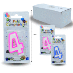 PA – 013 vela cumpleañera numero 4 C12 F4226 o 4228 o 5505