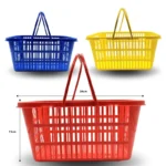 Q - 005 canasta plastica 25x18x11.5cm C/10 E7504