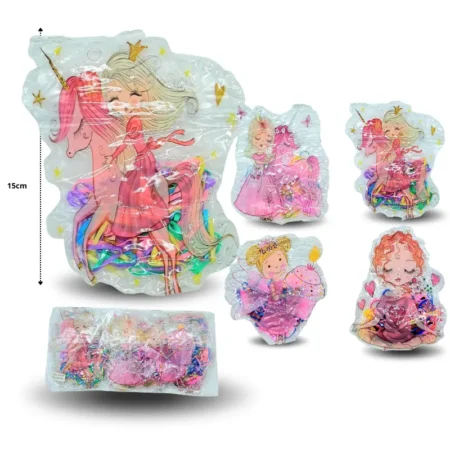 V - 001 liga latex bolsa decorada niña C/12 SP-192