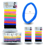 V – 551 liga licra de colores vibrantes en cartón set 12 pzas C12 G6516