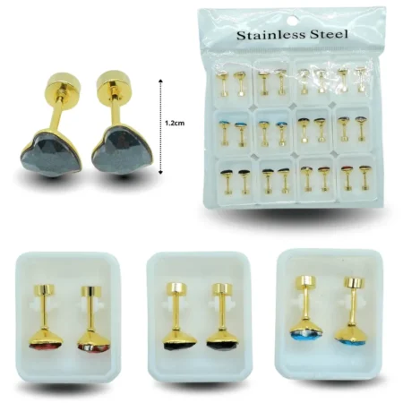 A - 035 arete broquel acero inoxidable C/12 C112