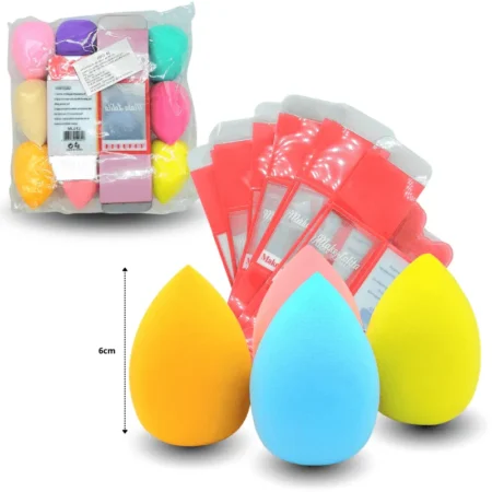 C - 028 esponja bombón cosmética en caja C/12 HMO-46