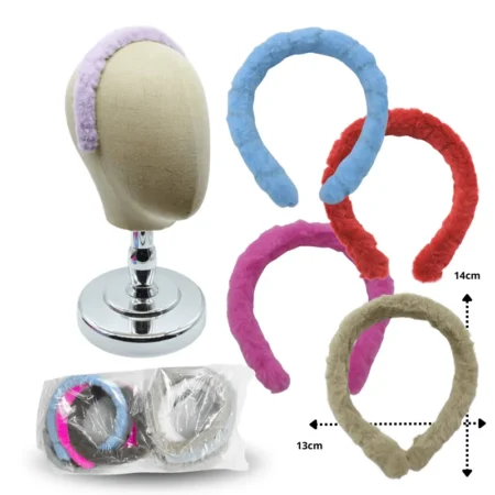 E - 003 diadema peluche 1cm ancho C/12 25ZD-20