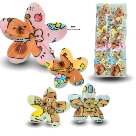 F - 004 pinza loto estampada capy bara C/12 JH-Y084