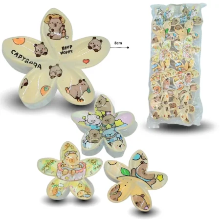 F - 010 pinza loto estampada capy bara C/12 JH-Y037
