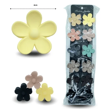 F - 017 pinza mate en tira  4cm C/12 HT-3882