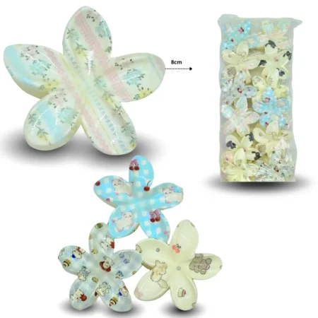 F - 033 pinza loto decorada C/12 JH-Y106